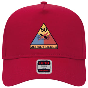 Baseball Cap - 50th Armored Division - Jersey Blues wo Txt X 300