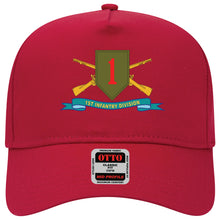 Load image into Gallery viewer, Baseball Cap - 1st Infantry Division - SSI w Br - Ribbon
