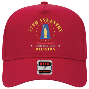 Baseball Cap - 77th Infantry Division - Statue of Liberty X 300