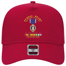 Load image into Gallery viewer, Baseball Cap - Purple Heart - WIA w VN SVC
