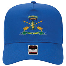 Load image into Gallery viewer, Baseball Cap - Special Forces - SSI w Tab - Br - Ribbon X 300
