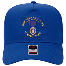 Load image into Gallery viewer, Baseball Cap - Wounded in Action - Purple Heart - Badge of Courage X 300
