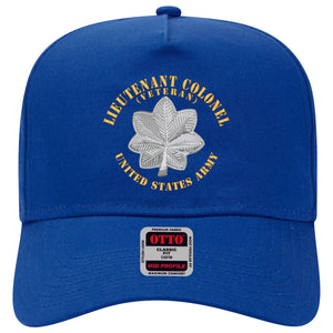 Baseball Cap - Lieutenant Colonel - LTC - Veteran - V1