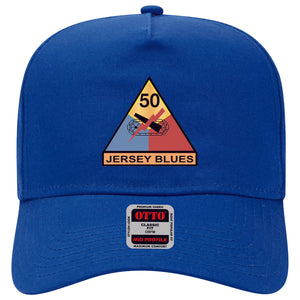 Baseball Cap - 50th Armored Division - Jersey Blues wo Txt X 300