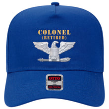 Load image into Gallery viewer, Baseball Cap - Colonel - Retired X 300 - Hat
