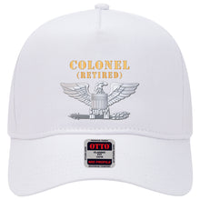 Load image into Gallery viewer, Baseball Cap - Colonel - Retired X 300 - Hat
