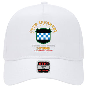 Baseball Cap - 99th Infantry Division - Checkerboard Division X 300