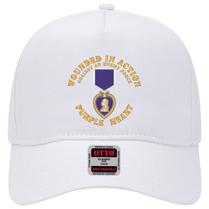 Baseball Cap - Wounded in Action - Purple Heart V1