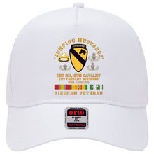 Load image into Gallery viewer, Baseball Cap - Jumping Mustangs - 1st Bn 8th Cav 1st Cav - w VN SVC
