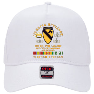 Baseball Cap - Jumping Mustangs - 1st Bn 8th Cav 1st Cav - w VN SVC