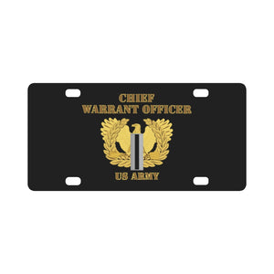 Army - Emblem - Warrant Officer 5 - CW5 w Eagle - US Army - Hat Classic License Plate