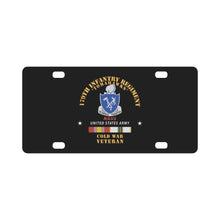 Load image into Gallery viewer, 179th Infantry Regiment - NGUS w COLD WAR SVC X 300 Classic License Plate
