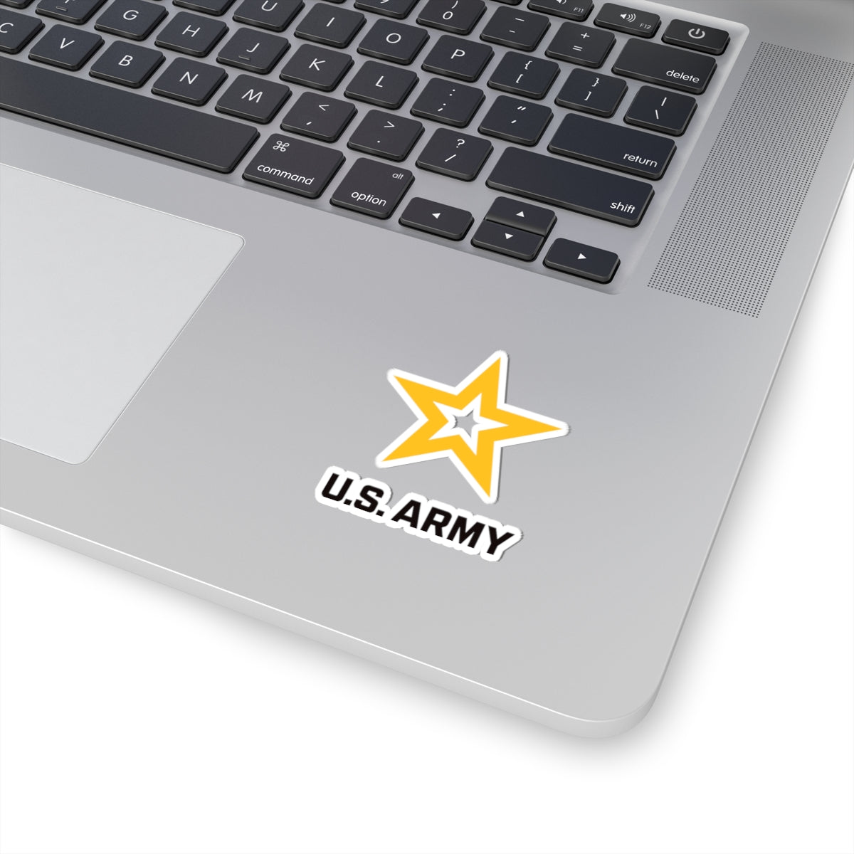 A kiss-Cut Stickers depicting Army Star