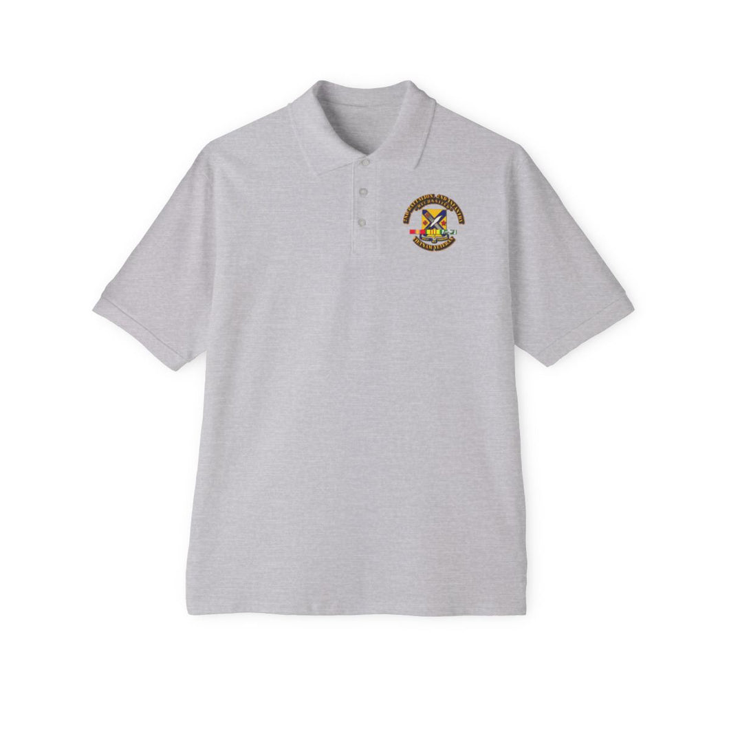 Men's Piqué Polo - 2nd Battalion, 2nd Infantry w SVC