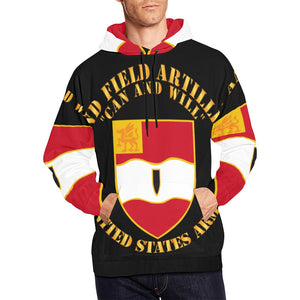 Men's All Over Print Hoodie (USA Size) (Model H13) - 82nd Field Artillery - Can and Will