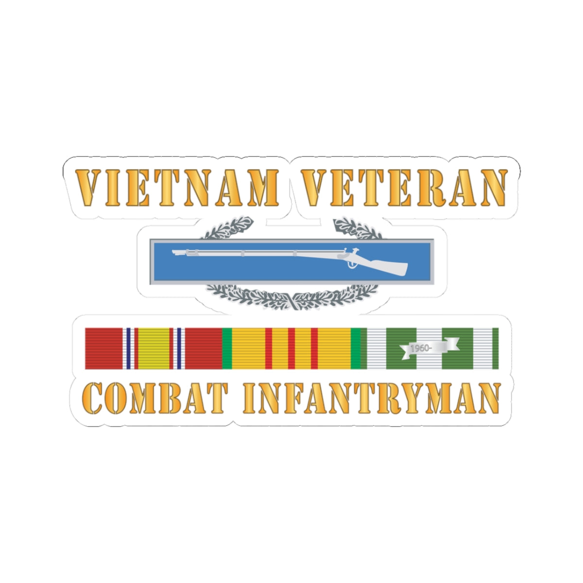 A Vietnam War Veteran who served as a Combat Infantryman, engaging in direct ground combat operations. Recognized with the Combat Infantryman Badge (CIB), awarded for active participation in sustained ground combat, symbolizing bravery, sacrifice, and frontline service during the Vietnam War.