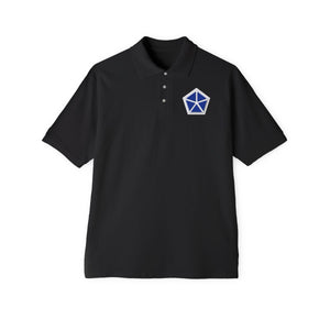 Men's Piqué Polo - Army - V Corps - wo Txt