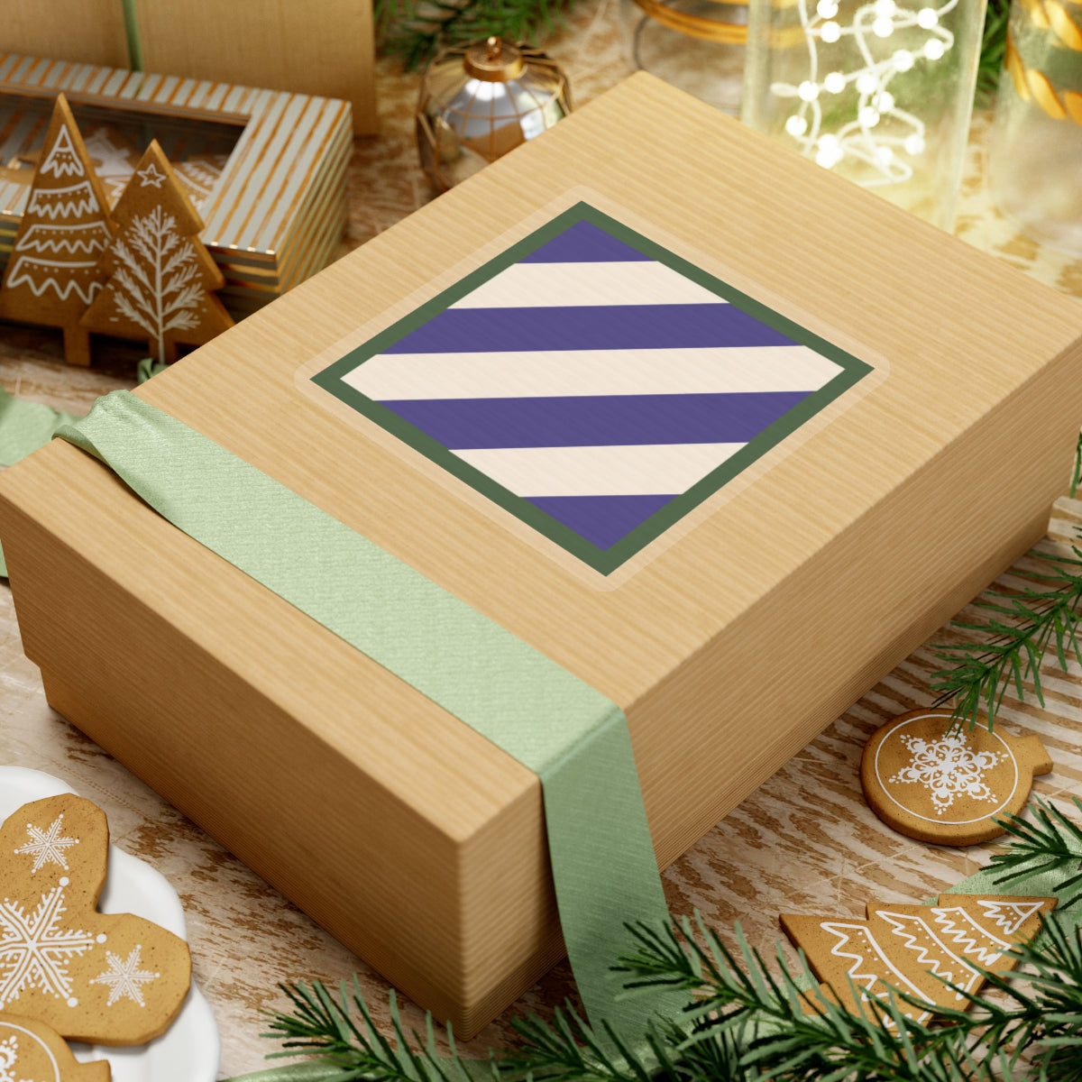 A kiss-Cut Stickers depicting the 3rd Infantry Division