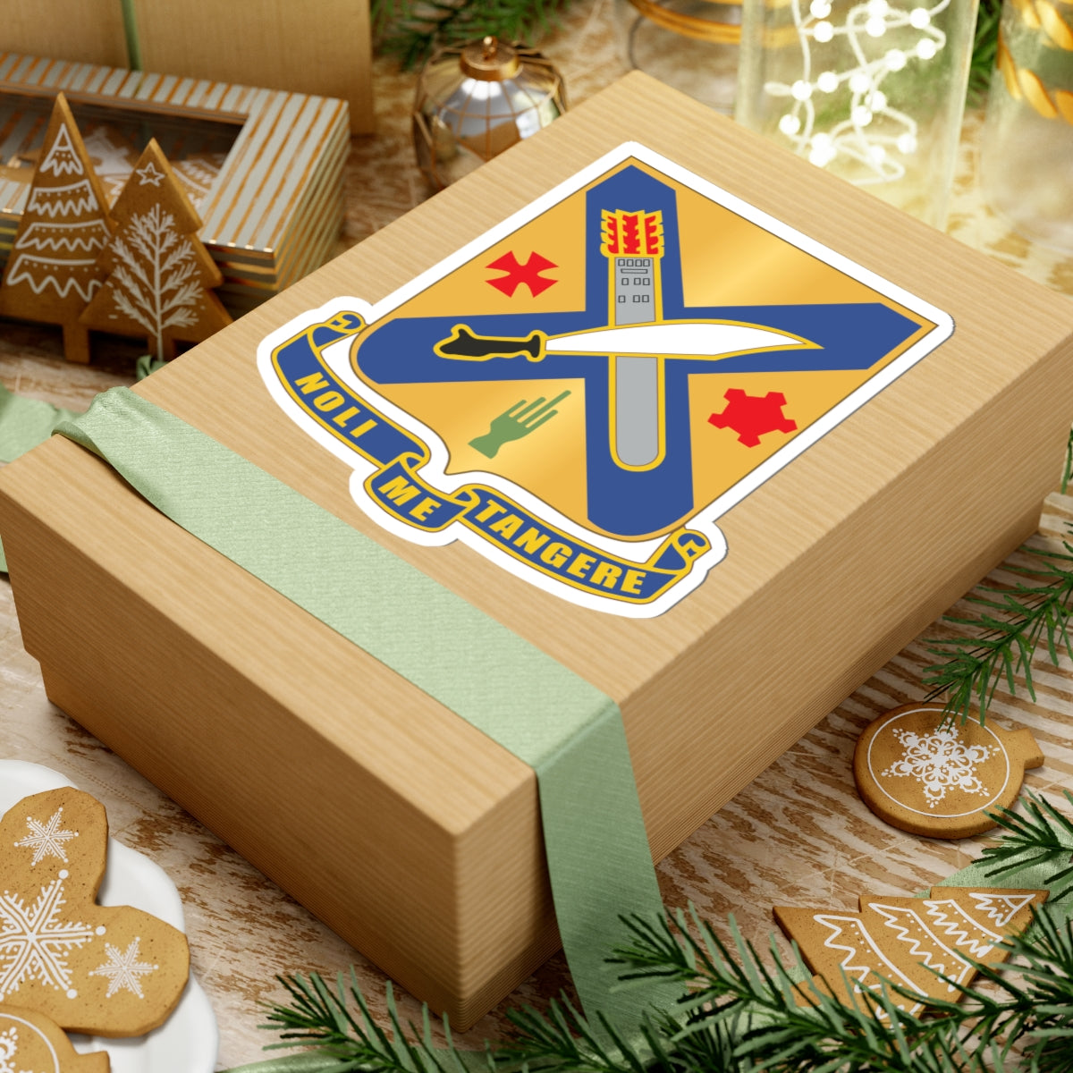 A kiss-Cut Stickers depicting 2nd Infantry Regiment