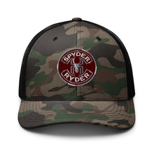 Load image into Gallery viewer, Camouflage trucker hat - Spyder Ryder - Free Wheel Motion - Cherry Red
