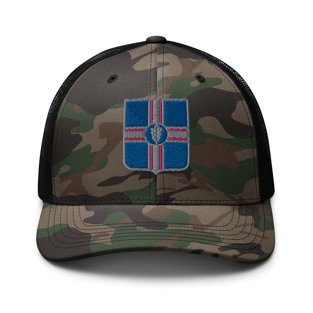 Camouflage trucker hat - Army - 190th Glider Infantry Regiment wo Txt X 300