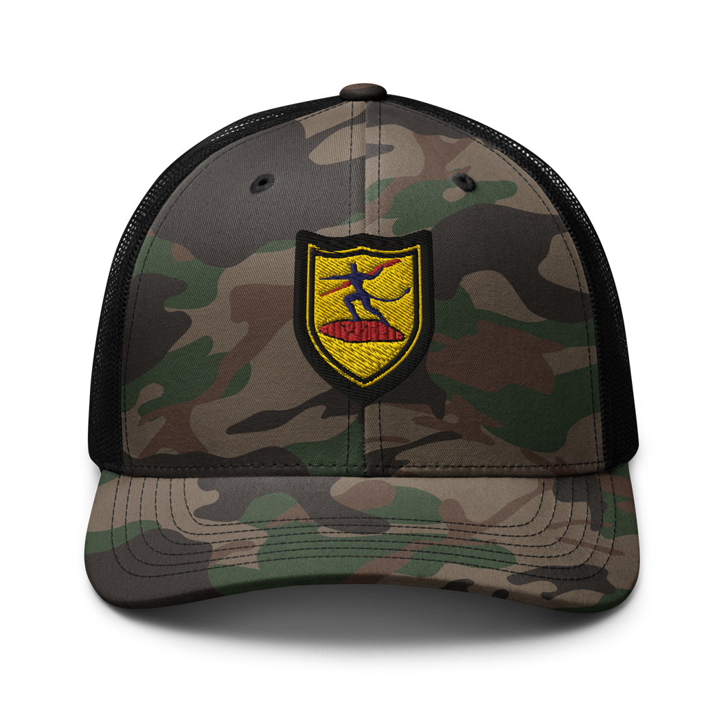 Camouflage trucker hat - Army - 740th Tank Battalion DUI wo Text