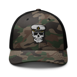 Camouflage trucker hat - Sailor - Skull - Cap X 300