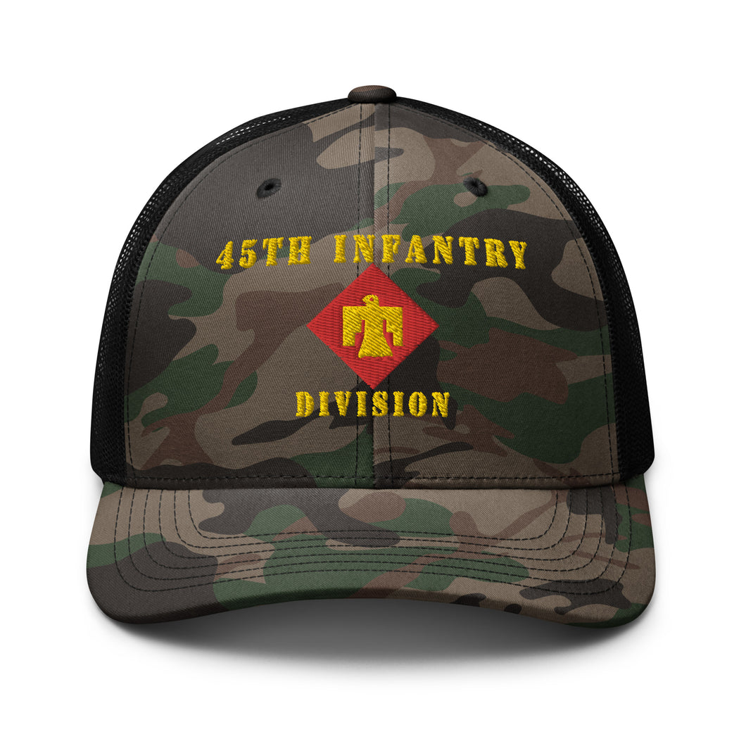 Camouflage trucker hat - Army - 45th Infantry Division