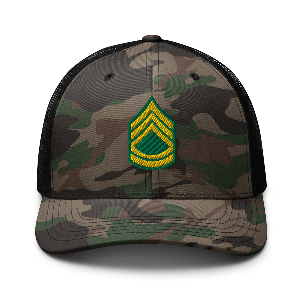 Camouflage trucker hat - Army - SFC wo Txt