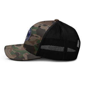 Camouflage trucker hat - Spyder Ryder - Free Wheel Motion - Blue