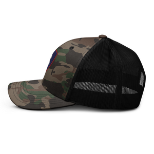 Camouflage trucker hat - SSI - 8th Personnel Command wo Txt X 300