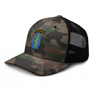 Camouflage trucker hat - SOF - Special Forces SSI