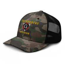 Load image into Gallery viewer, Camouflage trucker hat - Army - 19th Infantry Division X 300 - Hat
