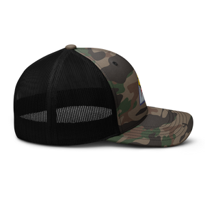 Camouflage trucker hat - Army - 759th Tank Battalion SSI