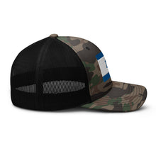 Load image into Gallery viewer, Camouflage trucker hat - Israel Flag
