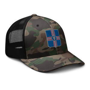 Camouflage trucker hat - Army - 190th Glider Infantry Regiment wo Txt X 300