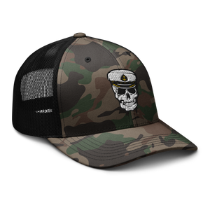 Camouflage trucker hat - Sailor - Skull - Cap X 300