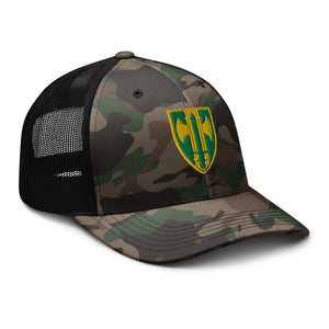 Camouflage trucker hat - Army - 18th MP Bde wo Txt