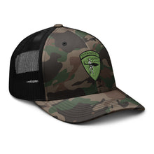 Load image into Gallery viewer, Camouflage trucker hat - Army - 176th Assault Helicopter Co wo txt
