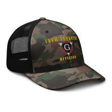 Load image into Gallery viewer, Camouflage trucker hat - Army - 19th Infantry Division X 300 - Hat
