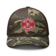 Load image into Gallery viewer, Camouflage trucker hat - Spyder Ryder - Free Wheel Motion - Red
