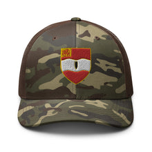 Load image into Gallery viewer, Camouflage trucker hat - 1st Battalion, 82nd Artillery No Text
