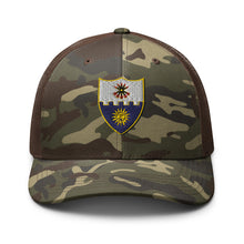 Load image into Gallery viewer, Camouflage trucker hat - 1st Battalion, 22nd Infantry (Infantry without TEXT
