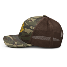 Load image into Gallery viewer, Camouflage trucker hat - Badge of the Israel Defence Forces X 300
