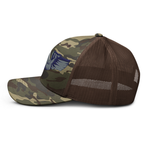 Camouflage trucker hat - AAC - WASP Wing wo Txt