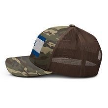 Load image into Gallery viewer, Camouflage trucker hat - Israel Flag
