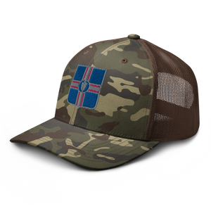 Camouflage trucker hat - Army - 190th Glider Infantry Regiment wo Txt X 300