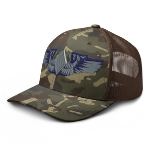 Camouflage trucker hat - AAC - WASP Wing wo Txt