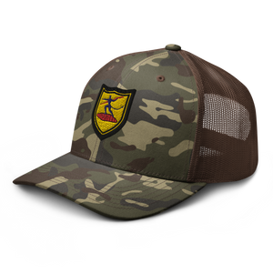 Camouflage trucker hat - Army - 740th Tank Battalion DUI wo Text