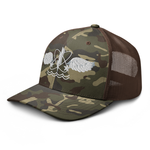 Camouflage trucker hat - Navy - Rate - Aviation Warfare Systems Operator wo Txt X 300